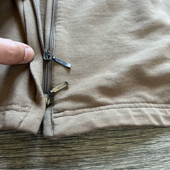 J. Jill Pure Jill Nutmeg Brown Pima Cotton Modal Zip Up Sweater Jacket size XL - Picture 5 of 8